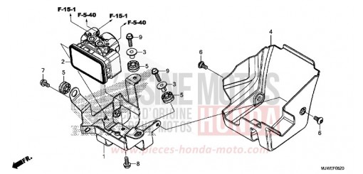 MODULATEUR ABS CBR500RAG de 2016